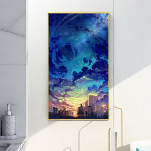Charger l'image dans la galerie, Ciel - diamant rond complet - 45x85cm