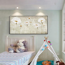 Charger l'image dans la galerie, Fleurs blanches - diamant rond complet - 100x50cm