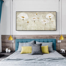 Charger l'image dans la galerie, Fleurs blanches - diamant rond complet - 100x50cm