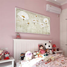 Charger l'image dans la galerie, Fleurs blanches - diamant rond complet - 100x50cm