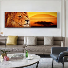 Charger l'image dans la galerie, Tigre - diamant rond complet - 80x30cm