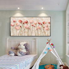 Charger l'image dans la galerie, Fleurs de - diamant rond complet - 100x50cm