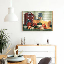 Charger l'image dans la galerie, Fleur - diamant rond complet - 40x30cm