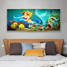 Charger l'image dans la galerie, Sirène - diamant rond complet - 100x50cm