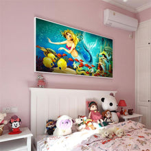 Charger l'image dans la galerie, Sirène - diamant rond complet - 100x50cm