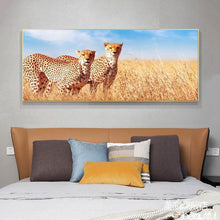 Charger l'image dans la galerie, Panther - diamant rond complet - 100x50cm