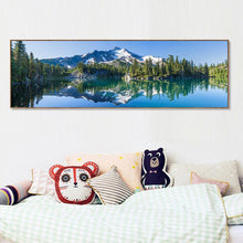 Charger l'image dans la galerie, Paysage - diamant rond complet - 80x30cm