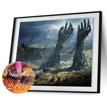 Charger l'image dans la galerie, Mains - diamant rond complet - 40x30cm