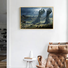 Charger l'image dans la galerie, Mains - diamant rond complet - 40x30cm