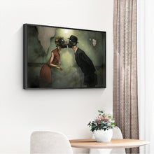 Charger l'image dans la galerie, Kiss love - diamant rond complet - 40x30cm