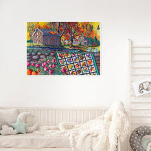 Charger l'image dans la galerie, Chambre de fleurs - diamant rond complet - 40x30cm