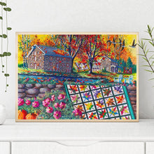 Charger l'image dans la galerie, Chambre de fleurs - diamant rond complet - 40x30cm