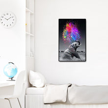 Charger l'image dans la galerie, Éléphant - diamant rond complet - 40x60cm