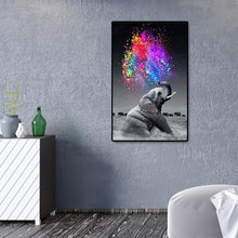 Charger l'image dans la galerie, Éléphant - diamant rond complet - 40x60cm