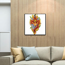 Charger l'image dans la galerie, Renard - diamant rond complet - 30x30cm