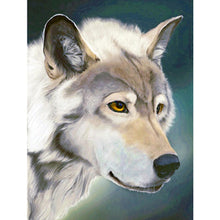 Charger l'image dans la galerie, Loup - diamant rond complet - 30x40cm