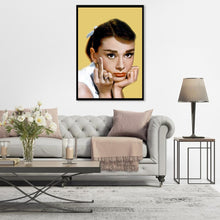 Charger l'image dans la galerie, Hepburn - diamant rond complet - 30x40cm