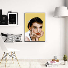 Charger l'image dans la galerie, Hepburn - diamant rond complet - 30x40cm