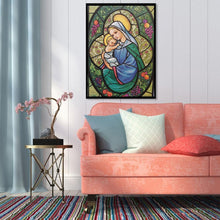 Charger l'image dans la galerie, Mère enfant chaude - diamant rond complet - 30x40cm
