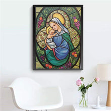 Charger l'image dans la galerie, Mère enfant chaude - diamant rond complet - 30x40cm