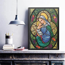Charger l'image dans la galerie, Mère enfant chaude - diamant rond complet - 30x40cm