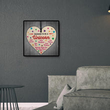 Charger l'image dans la galerie, Love - diamant rond complet - 40x40cm