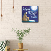 Charger l'image dans la galerie, Word - diamant rond complet - 30x30cm