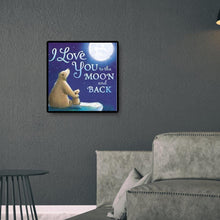 Charger l'image dans la galerie, Word - diamant rond complet - 30x30cm