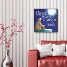 Charger l'image dans la galerie, Word - diamant rond complet - 30x30cm