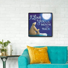 Charger l'image dans la galerie, Word - diamant rond complet - 30x30cm