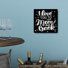 Charger l'image dans la galerie, Word - diamant rond complet - 30x30cm