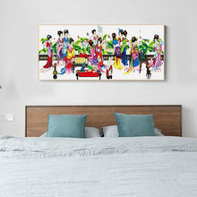 Charger l'image dans la galerie, Quatre - diamant rond complet - 100x50cm