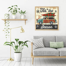 Charger l'image dans la galerie, Noël - diamant rond complet - 30x30cm