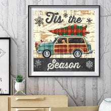 Charger l'image dans la galerie, Noël - diamant rond complet - 30x30cm