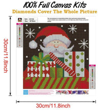 Charger l'image dans la galerie, Noël - diamant rond complet - 30x30cm