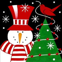 Charger l'image dans la galerie, Noël - diamant rond complet - 30x30cm