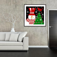 Charger l'image dans la galerie, Noël - diamant rond complet - 30x30cm