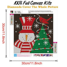 Charger l'image dans la galerie, Noël - diamant rond complet - 30x30cm