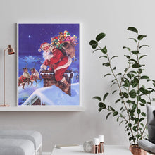 Charger l'image dans la galerie, Père Noël - diamant rond complet - 30x40cm