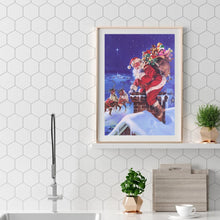 Charger l'image dans la galerie, Père Noël - diamant rond complet - 30x40cm