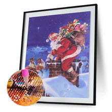 Charger l'image dans la galerie, Père Noël - diamant rond complet - 30x40cm