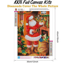 Charger l'image dans la galerie, Père Noël - diamant rond complet - 30x40cm