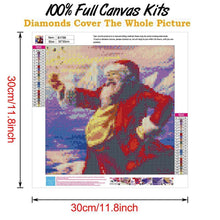 Charger l'image dans la galerie, Noël - diamant rond complet - 30x30cm