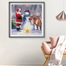 Charger l'image dans la galerie, Noël - diamant rond complet - 30x30cm