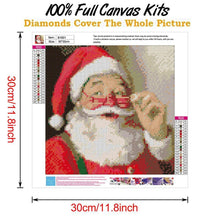 Charger l'image dans la galerie, Noël - diamant rond complet - 30x30cm