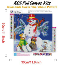 Charger l'image dans la galerie, Noël - diamant rond complet - 30x30cm