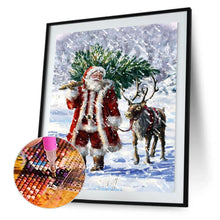 Charger l'image dans la galerie, Ensemble de père noël - diamant rond complet - 30x40cm