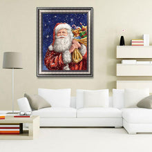 Charger l'image dans la galerie, Ensemble de père noël - diamant rond complet - 30x40cm