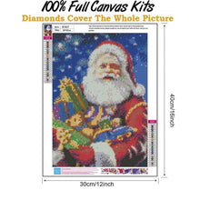 Charger l'image dans la galerie, Ensemble de père noël - diamant rond complet - 30x40cm