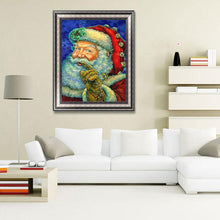 Charger l'image dans la galerie, Ensemble de père noël - diamant rond complet - 30x40cm